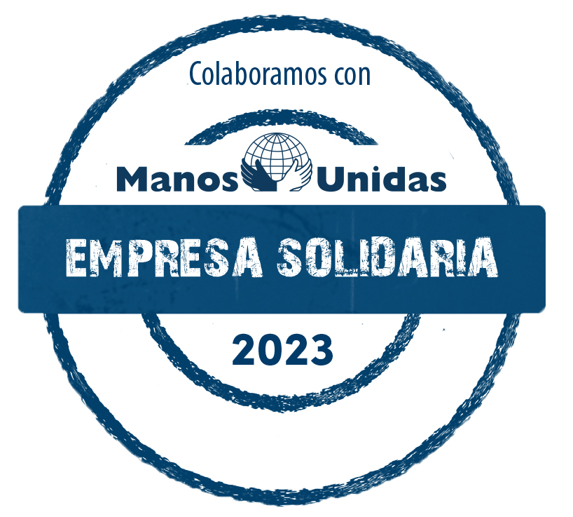 Sello Somos Solidarios de Manos Unidas