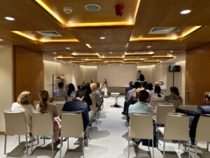 Matías Collado en la mesa sobre gestión financiera