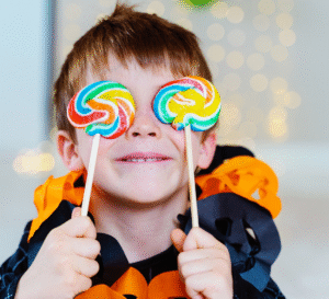Dulces halloween niños