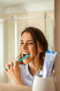 Cepillarse los dientes